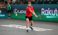 David Goffin at the 2022 Davis Cup.